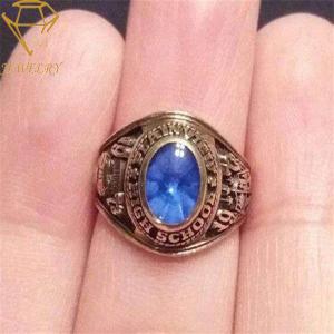 Buy cheap High School Embossed College Mens Class Ring from wholesalers