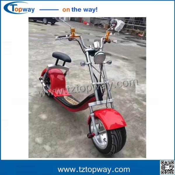 Buy cheap Driving range per charge 60-80km citycoco scooter wtih suspension in front and back from wholesalers