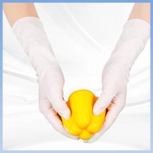 Buy cheap White Latex Free Synthetic Nitrile Gloves For Grooming Hairdressing from wholesalers