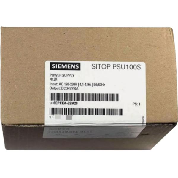 SIEMENS 6EP1334-2BA20 SITOP PSU100S 24 V/10 A STABILIZED POWER SUPPLY INPUT: 120