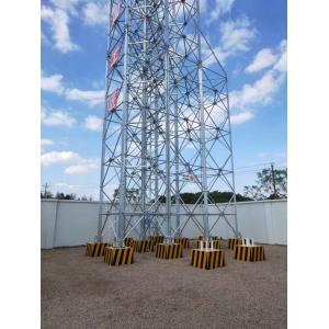 Communication And Monitoring Rru Telecom Tower Hot Dip Galvanized