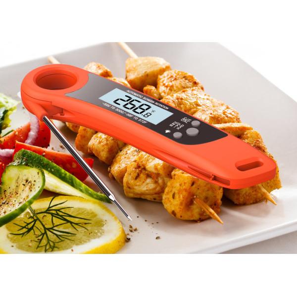 Quality Automatic Reading Rotation BBQ Meat Thermometer With IP67 Waterproof Design for sale