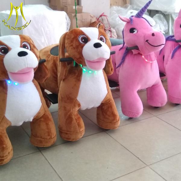 Hansel shopping mall kids token ride motorized unicorn ride unicorn scooters
