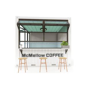 Buy cheap 10ft Mini Pop-up Shop Container Coffee Shop Bar Fast-food Restaurant Convenience Store with Aluminum Alloy Windows from wholesalers