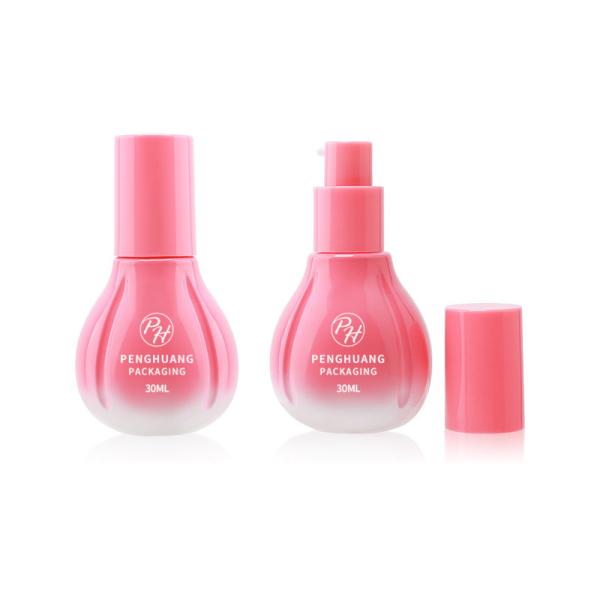 Wholesale 30ml Serum And Toner Customized Logo Cream Lotion Glass Bottles With