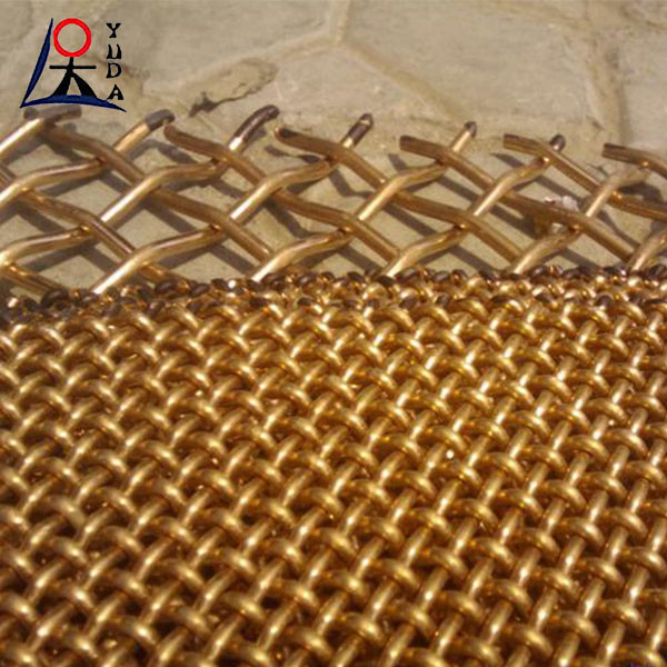 2.2 Mm Wire Diameter 304 Stainless Steel Crimped Wire Mesh Mine Screen Filter
