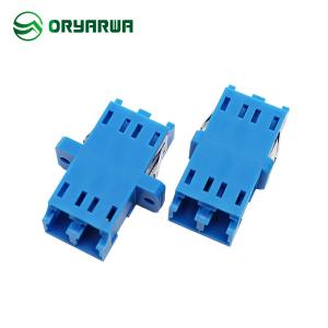 Buy cheap Flangeless Duplex LC Optical Fiber Adapter Welded Shape With Window from wholesalers