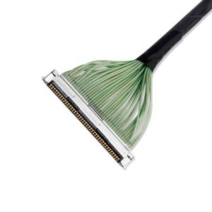 Hirose DF80D 40P 0.5SD Lvds Edp Cable 0.5mm Pitch Micro Coaxial