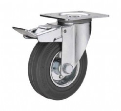 Quality Industry Rubber Caster Grey for sale