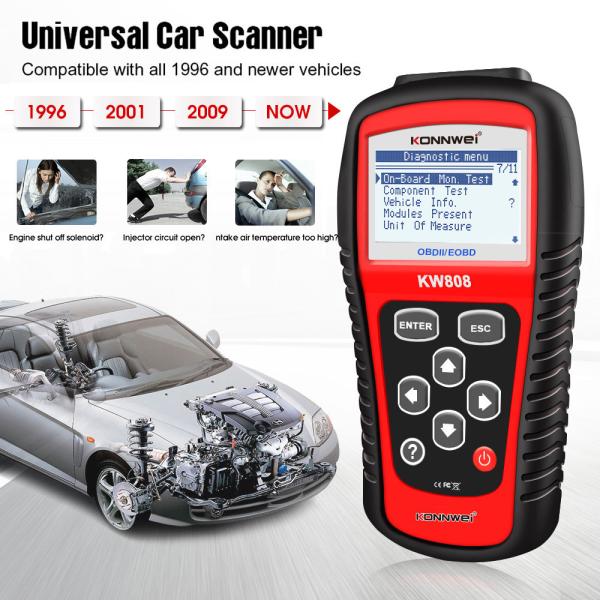 Buy cheap Portable Automotive Code Readers Scan Tools Displays Live O2 Sensor Test Data from wholesalers