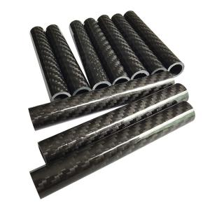 Buy cheap High Performance 40x38x1000mm 3K CF Tube Carbon Fiber / Fibre Tube 3K Roll Wrapped from wholesalers