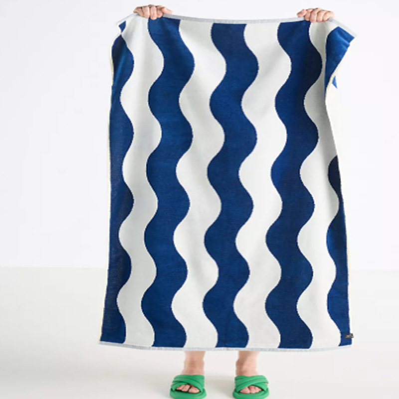 Buy cheap GOTS-Certified Organic Cotton Beach Towel – Yarn-Dyed and Biodegradable for Eco-Friendly Travel and Pool Use from wholesalers