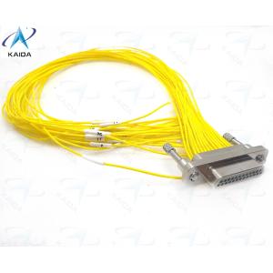 Buy cheap 25 Contact Micro-D Metal Shell Aluminium Material For Industrial Micro Rectangular Electrical Connector CDbA-31TY 1.27mm Contact Spacing CDBA-25TY+30CM from wholesalers