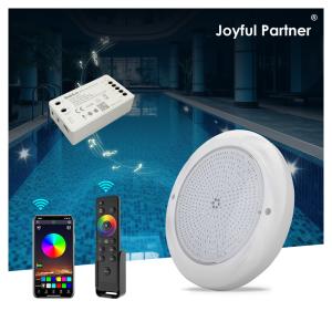 Buy cheap IP68 Underwater ABS+PC Material18 Keys Remote Control Constant Current AC 12V Surface Mounted Swimming Pool Lights from wholesalers