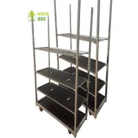 Buy cheap Hot Galvanized CC Container Danish Flower Trolley 100kg Per Shelf Load Capacity product