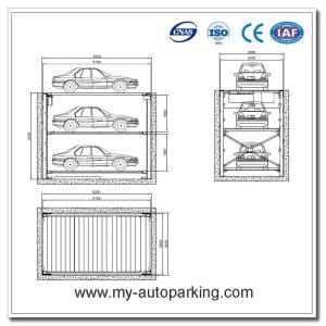 Buy cheap Underground Parking Garage Design/Double Stack Hydraulic Stacker/Garage Storage Solution/Parking Lifter from wholesalers