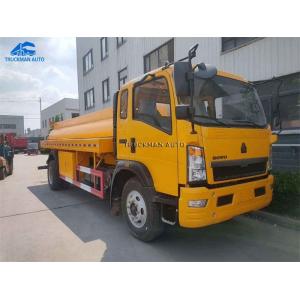 Sinotruk Howo 5 CBM Oil Tanker Truck With Oil Meter And Petrol Pump