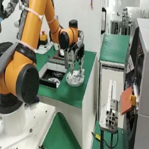Collaborative Industrial Robot AUBO i3 With AGV For Material Handing As Cobot