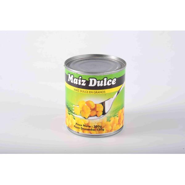 Quality Natural Taste Canned Sweet Corn / Whole Kernel Corn Nutritious No Food Additive for sale