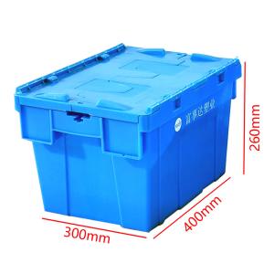 Buy cheap Silk Printing Security Logistics Transport Crate with Attached Lid and Nestable Design from wholesalers