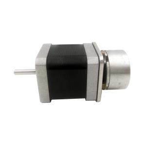 Buy cheap 4-lead 2phase NEMA17 Stepper Motor with brake motor torque 0.6N.m(86oz-in) 1.5A from wholesalers