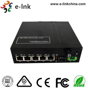 Buy cheap 5-port 10/100/1000BASE-T (4-port PoE+) + 1-port 1000BASE-FX SFP Industrial Solar Power PoE Switch with 12VDC power input from wholesalers