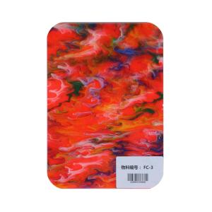 Sawed Drilled 4ft × 8ft Painting Oil Paint Pattern Acrylic Sheet