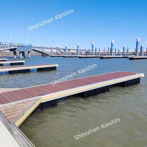 Buy cheap WPC Decking Floating Dock Aluminum Gangways Aluminum Marine Dock Ramps from wholesalers