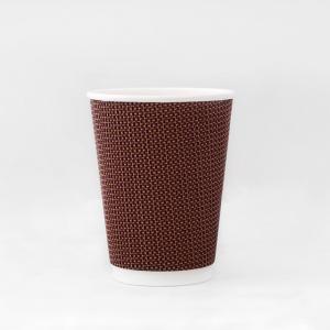 Buy cheap Milk Beverage Ripple Wall Cups 16oz 540ml Corrugated Coffee Cups from wholesalers