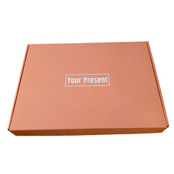 Custom Logo Blue Corrugated Cardboard Mailers Box CMYK Printing