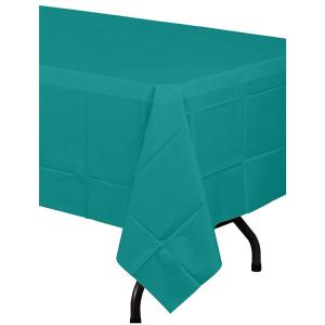 No Embossing Plain Dyed Waterproof Solid Tablecloth 54x108in