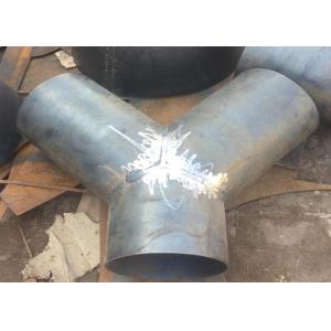 Pipeline Y - Shaped Butt Welded Tee Pipe Fittings