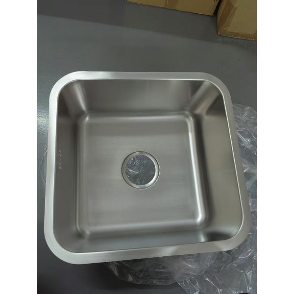 Buy cheap 41*41cm Square Stainless Steel Single Bowl Sink Undermount from wholesalers
