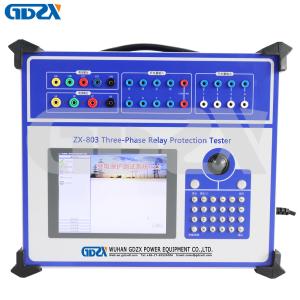 Buy cheap ZX-803 Portable microcomputer relay protection tester with large TFT display screen from wholesalers