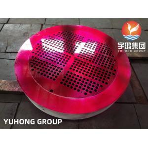 Buy cheap ASTM A182 F304 Stainless Steel Heat Exchanger Tubesheet ورقة أنبوبية from wholesalers