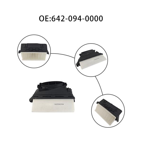 Automobile Car Part Air Filter for MERCEDES-BENZ W204 S204 W212 S212 X164 W164 W221300 320 350 CDI 642-094-0000 6420940000
