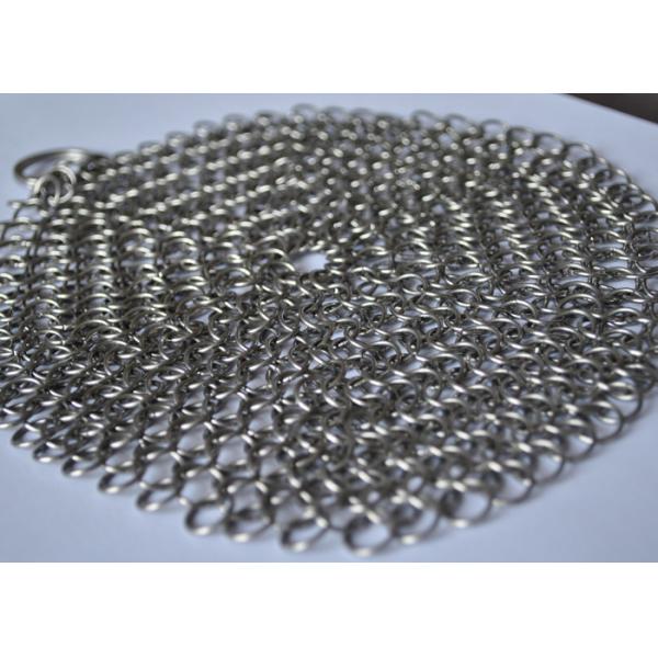 Quality 8 Inch 7mm Chain Mail Cleaner For Cast Iron for sale
