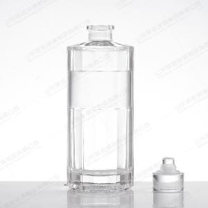 Buy cheap Transparent Wine Glass Bottle 250ml 500ml 700ml for Glass Bottle Surface Handling from wholesalers