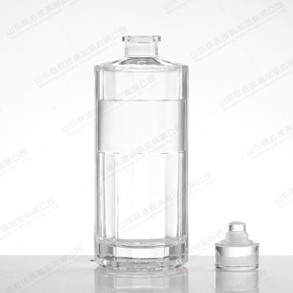 Quality Transparent Wine Glass Bottle 250ml 500ml 700ml for Glass Bottle Surface Handling for sale