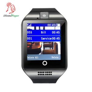 Buy cheap English/Spanish/German language customizable wireless watch receiver pager from wholesalers