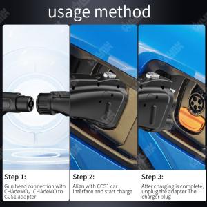 Buy cheap Olink Ev Charger Chademo Station to Ccs1 Adapter Electric Vehicle Car Connector 300A Chademo Ccs Adapter from wholesalers