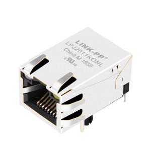 Buy cheap LPJ2011KONL 100 Base-T RJ45 Jack with Transformer Tab Up Orange&Green/Yellow Leds from wholesalers