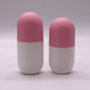 130ml HDPE Capsule Shape Plastic Bottle for Dietary Nutrition Supplement Screen