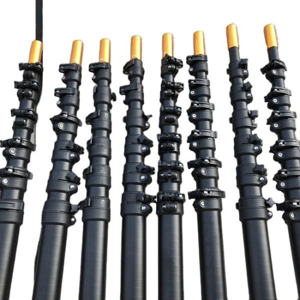 Buy cheap High Stiffness Carbon Fiber Extendable Cleaning Pole - Quick Lock Clamps from wholesalers