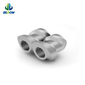 Buy cheap Parallel Co Rotating Twin Screw Plastic Extruder Nickel Alloy Screw For PEEK Production from wholesalers