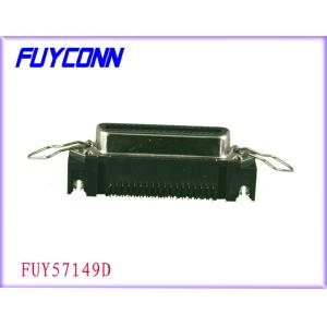 Buy cheap 2.16mm Pitch 36 pin configurations Ribbon R/A PCB Dip Type Connetor with Latch and Board lock from wholesalers