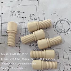 Polyetheretherketone Tecapeek Plastic CNC Machining Delrin POM PTFE Nylon PEEK