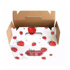 Fresh Fruit Vegetable Box Packaging Corrugated Carton Recyclable