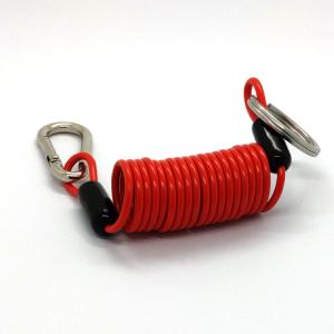 Buy cheap Best PVC Coating Safety Spring Coil Retractable Tool Lanyard from wholesalers