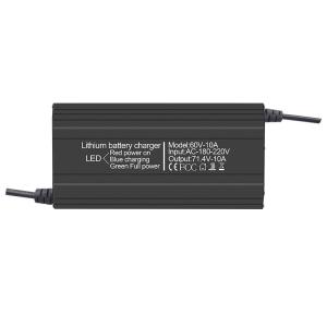 Buy cheap 71.4V 15A 17S 62.9V 15a 20a Lithium Battery Charger With Charging Display OEM Orders Output 12V/1.5A from wholesalers